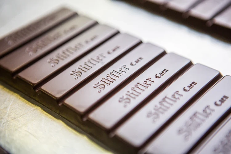 Tablettes de chocolat portant la marque Stiffler