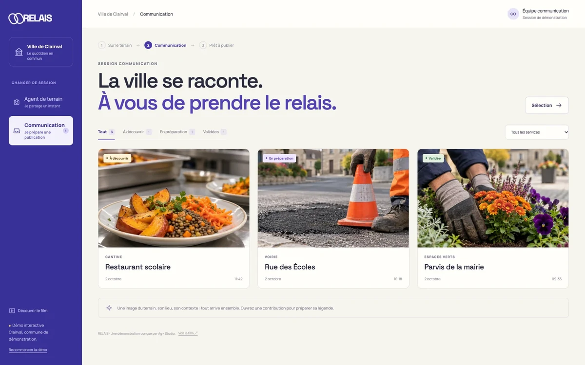 RELAIS : une application de communication pour les communes